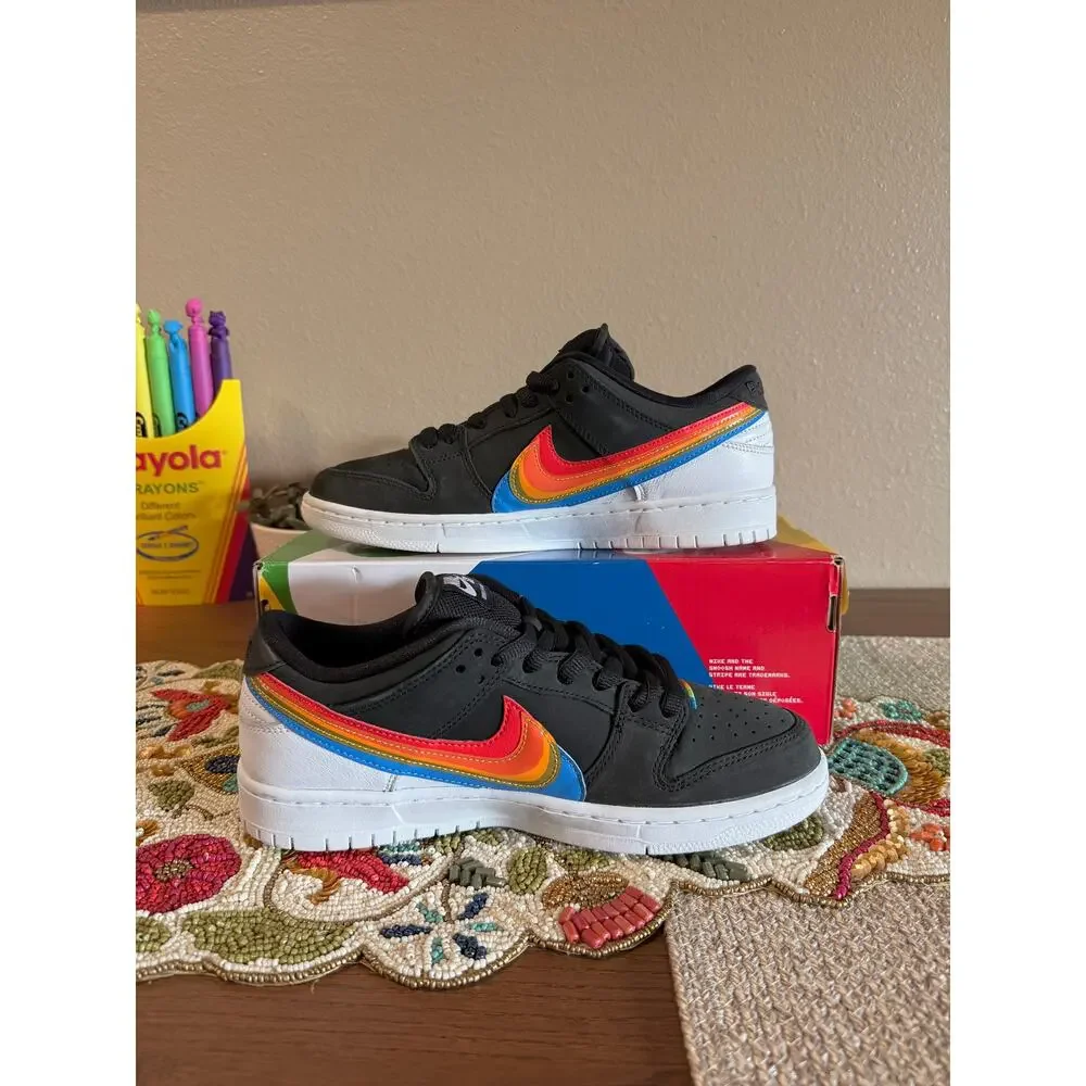Nike SB Dunk Low Polaroid Black White Multicolor Sandy Bodecker Atlas DH7722 001